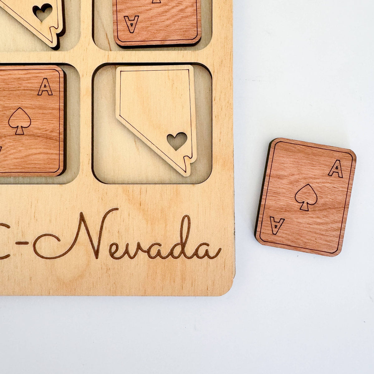 Nevada State Gift - Tic-Tac-Toe NV Game