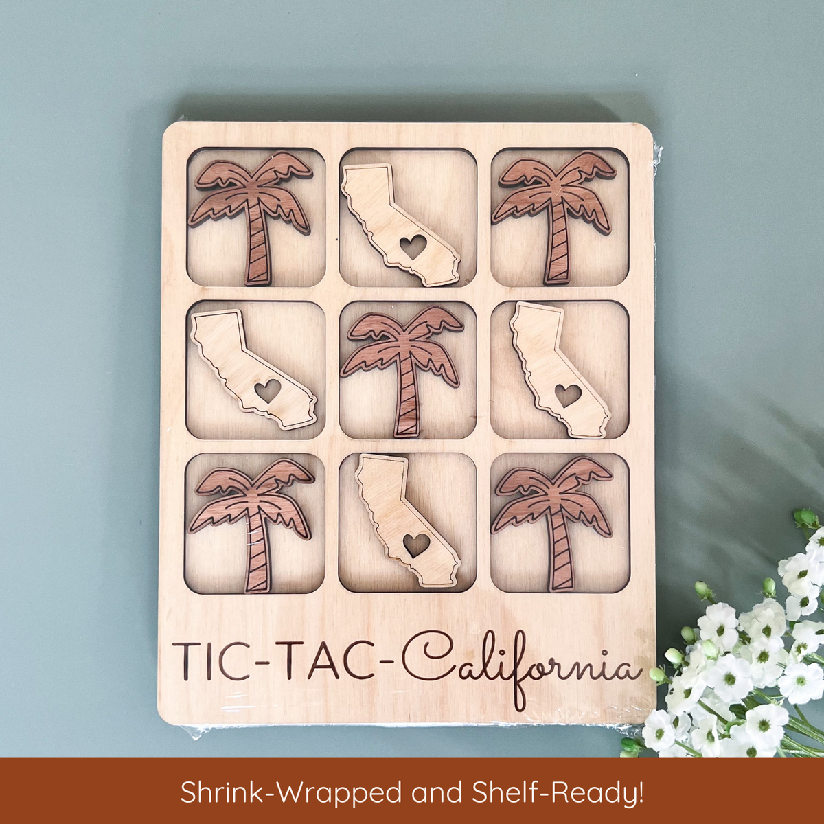 Nevada State Gift - Tic-Tac-Toe NV Game