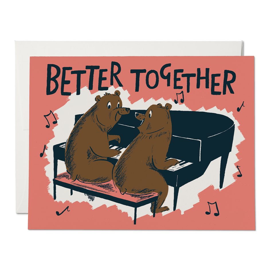 Better Together Bears Card