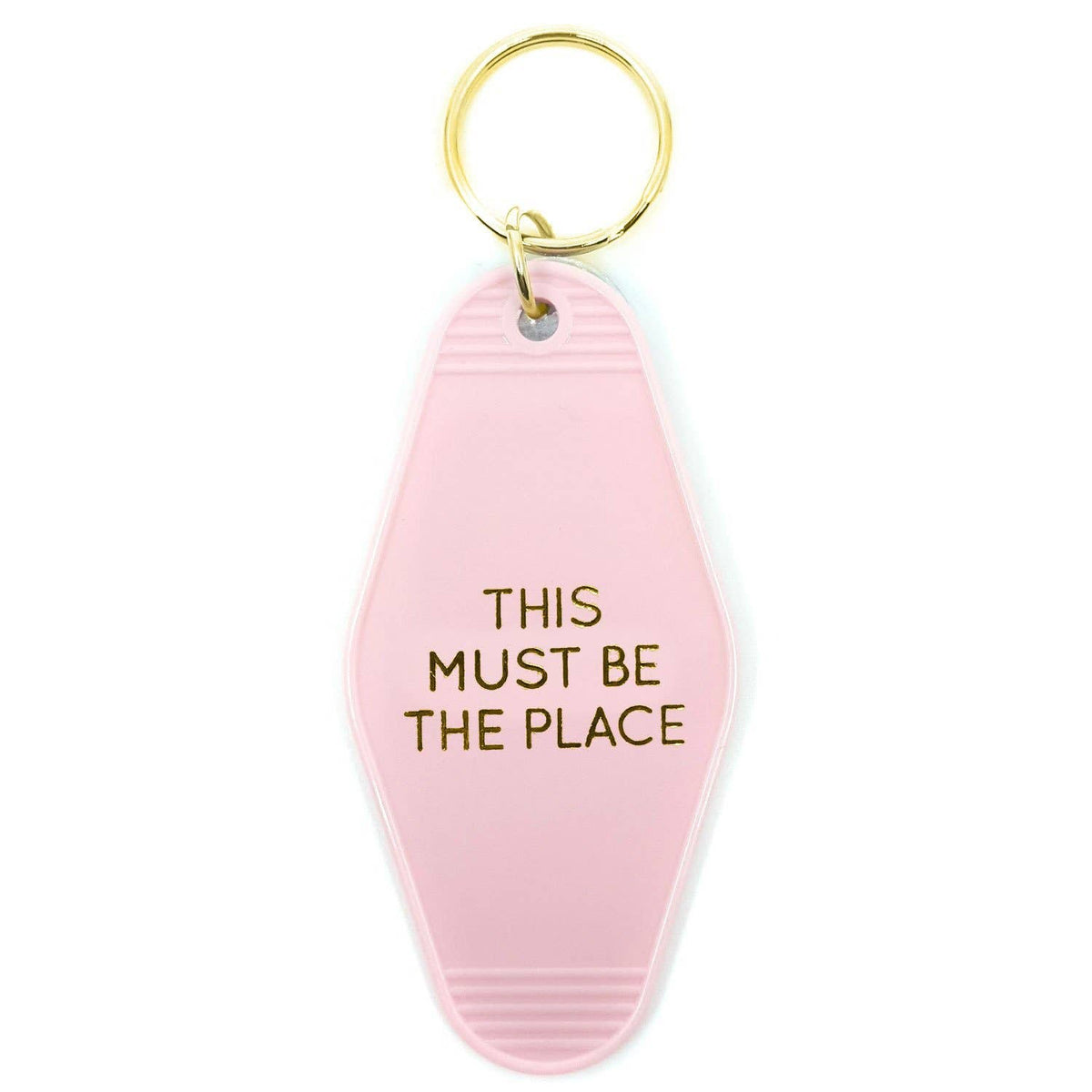 Key Tag - This Must Be The Place (Pink)