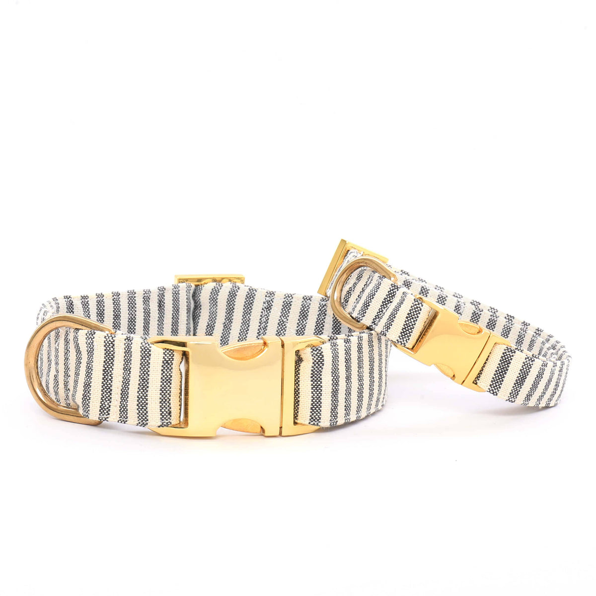 Charcoal Stripe Dog Collar
