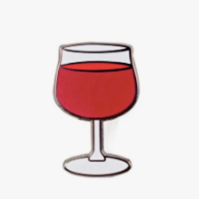 Wine Time Pin