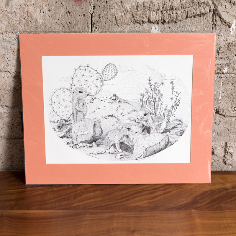 Antelope Squirrel | 18" x 22"