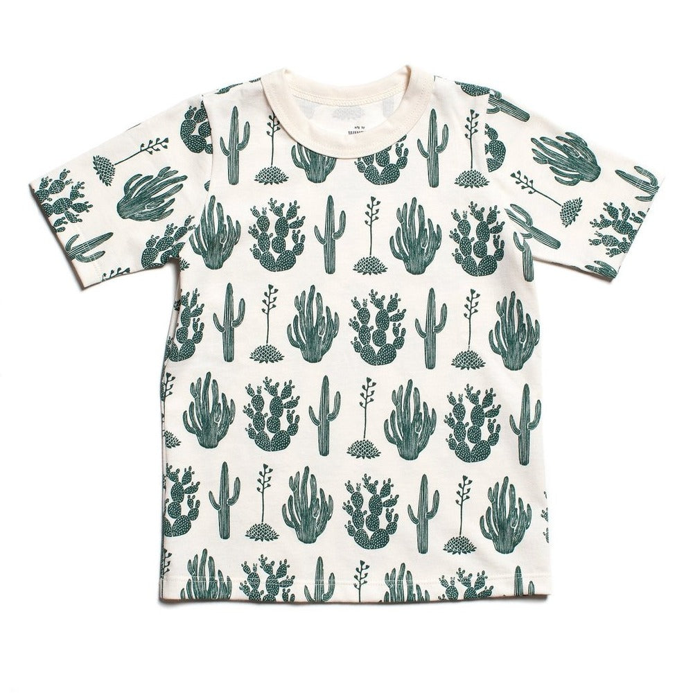 Green Cactus Kids Tee