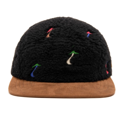Night Shrooms 5-Panel Sherpa Hat