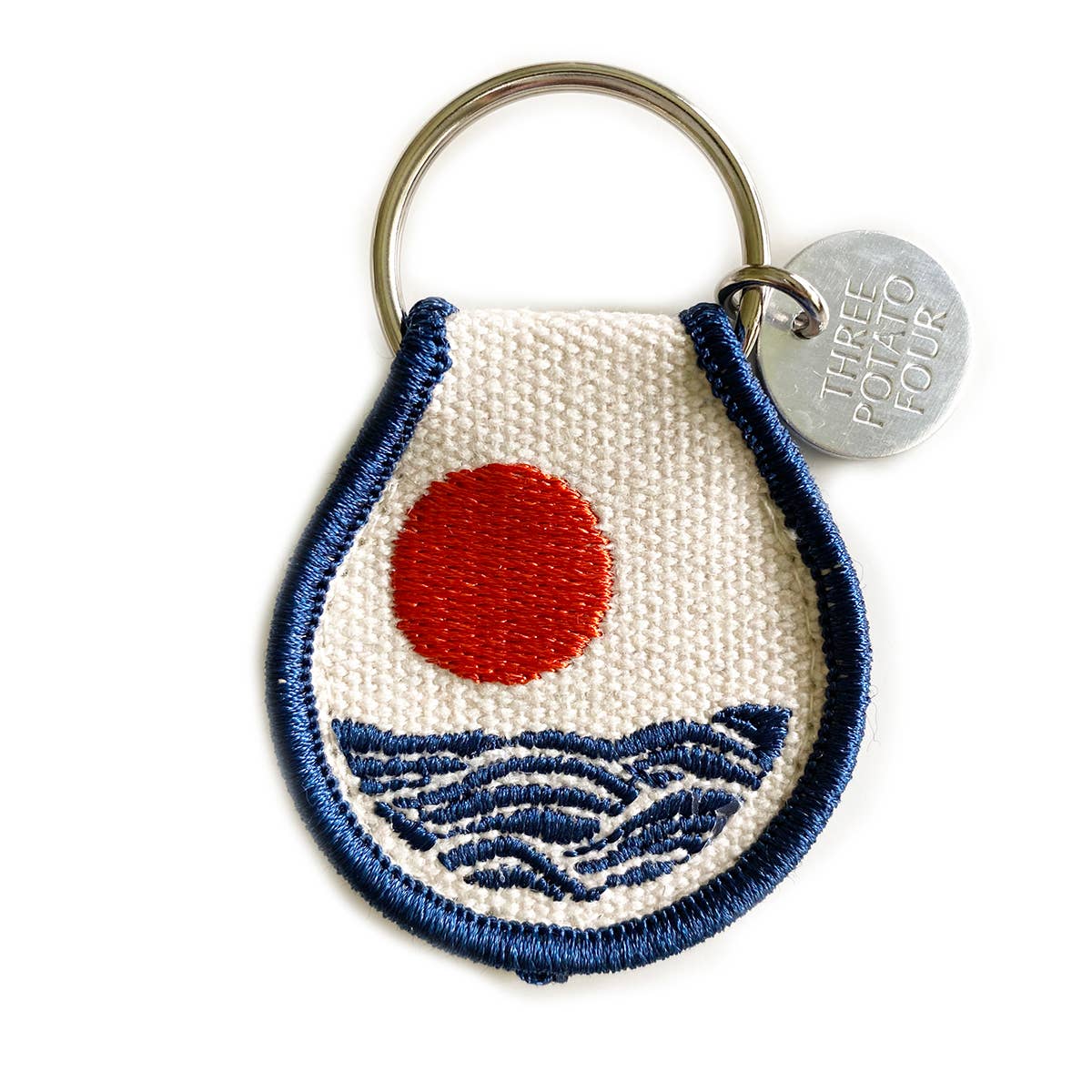 Patch Keychain - Sun &amp; Waves