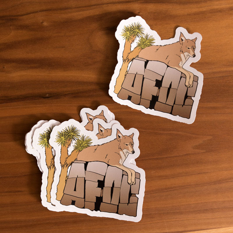 Coyote AFOC Sticker