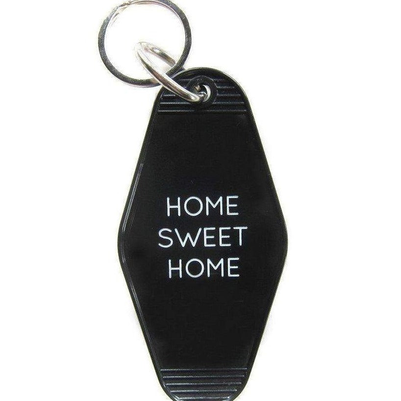 Key Tag - Home Sweet Home (Black)